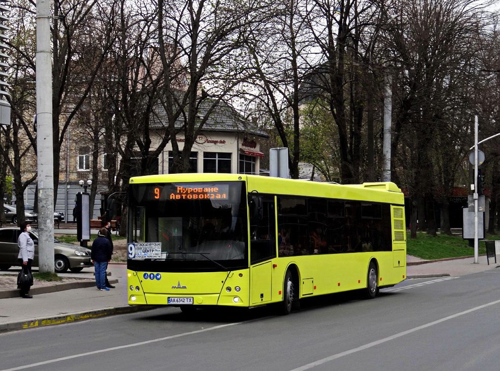 Lviv, MAZ-203.069 No. АА 6342 ТХ