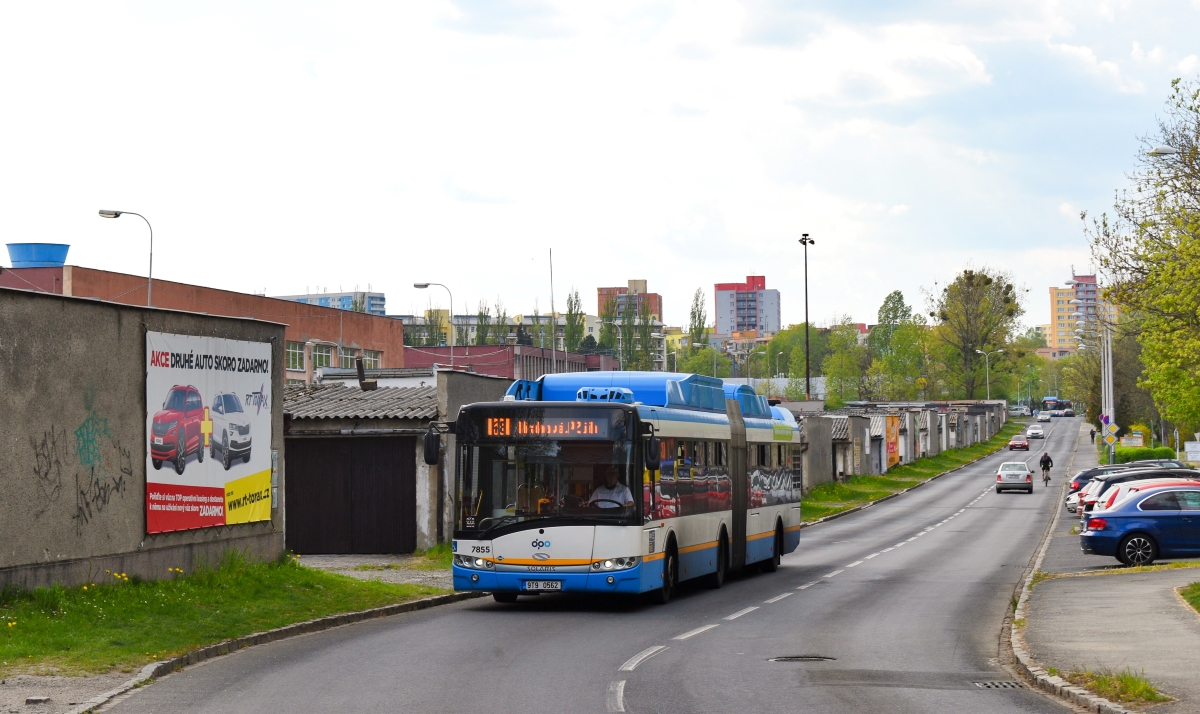 Ostrava, Solaris Urbino III 18 CNG # 7855