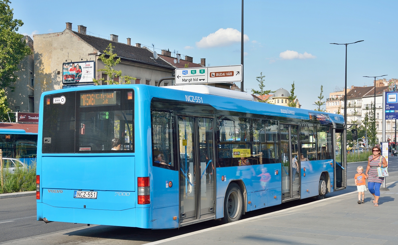 Budapest, Volvo 7000 # NCZ-551