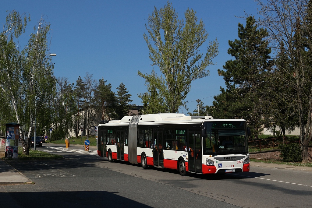 Брно, IVECO Urbanway 18M CNG № 2021