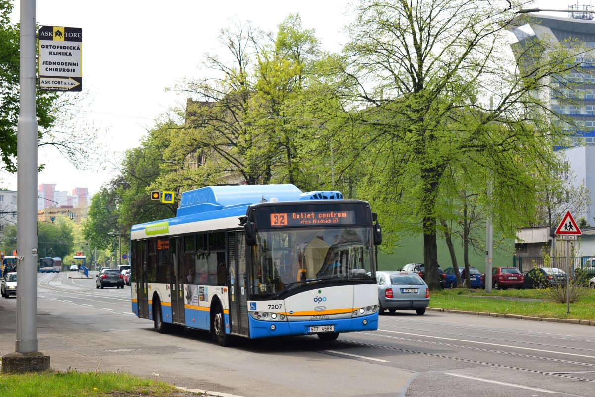 Ostrava, Solaris Urbino III 12 CNG nr. 7207