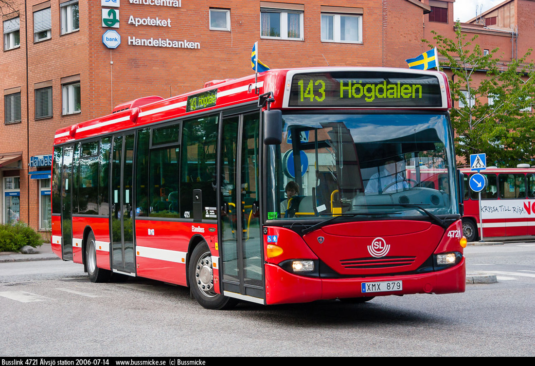 Стокгольм, Scania OmniLink CL94UB 4X2LB № 4721