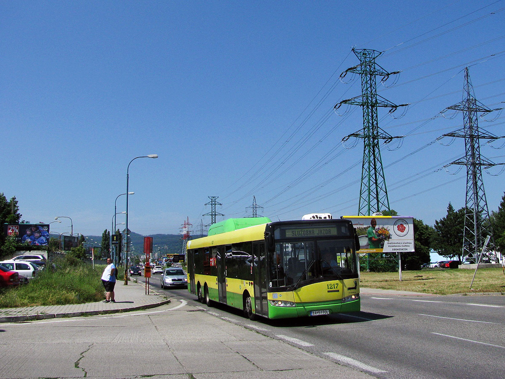 Bratislava, Solaris Urbino III 15 CNG # 1217
