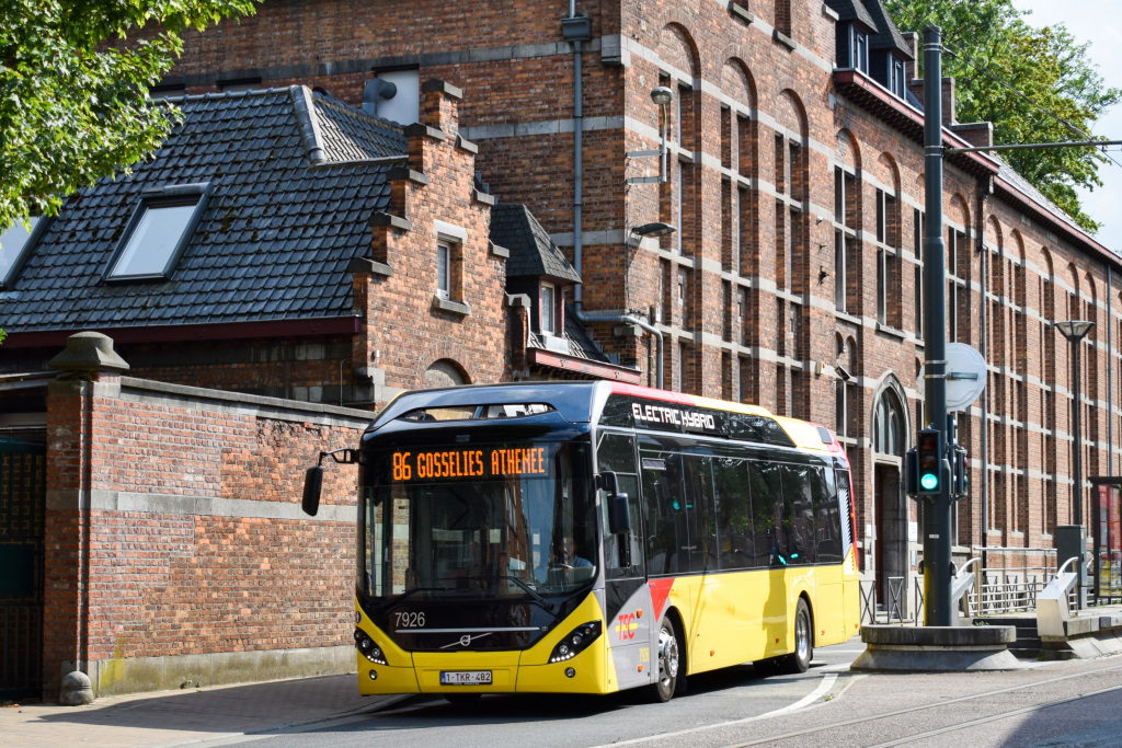Charleroi, Volvo 7900 Electric Hybrid # 7926