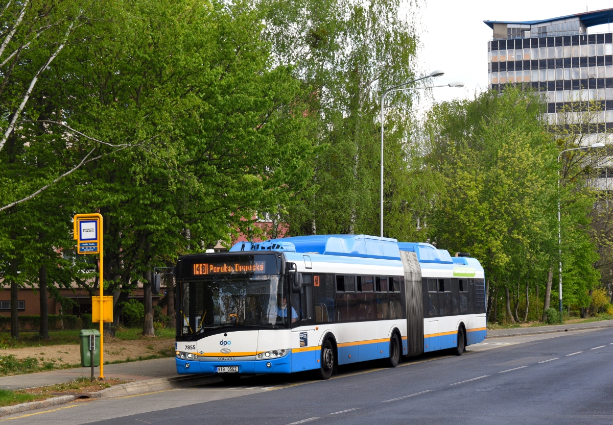 Ostrava, Solaris Urbino III 18 CNG № 7855