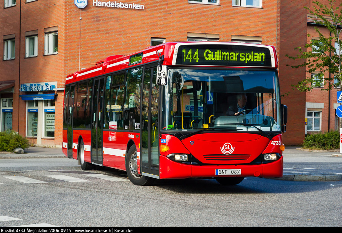 Stockholm, Scania OmniLink CL94UB 4X2LB č. 4733
