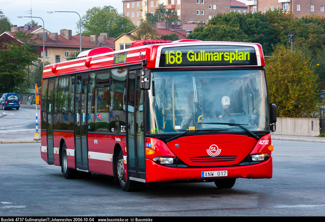 Стокгольм, Scania OmniLink CL94UB 4X2LB № 4737