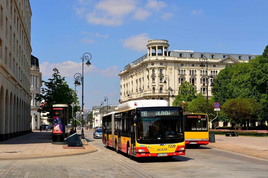 Warsaw, MAN A23 Lion's City G NG313 CNG № 7220