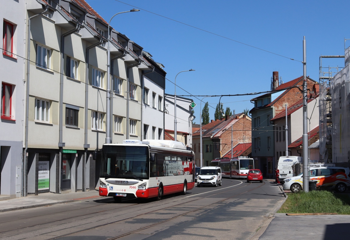 Brno, IVECO Urbanway 12M CNG nr. 7046