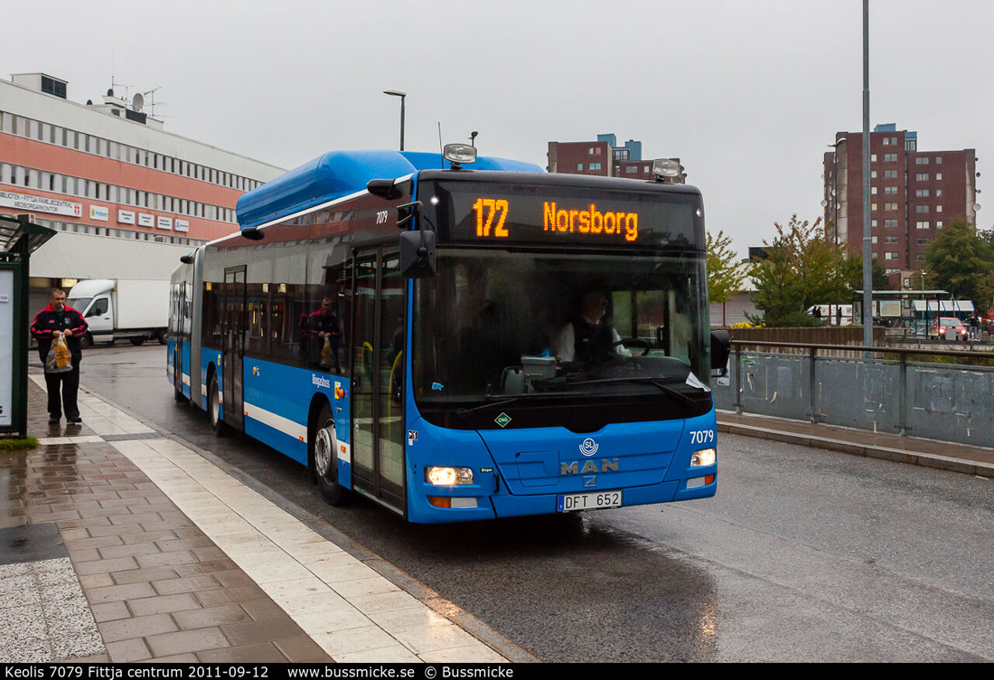 Стокгольм, MAN A23 Lion's City GL NG313 CNG № 7079