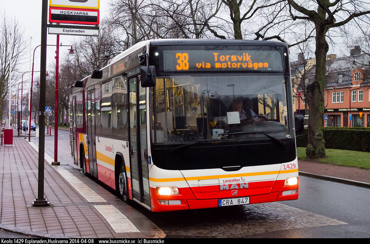 Jönköping, MAN A78 Lion's City TÜ EL263 # 1429