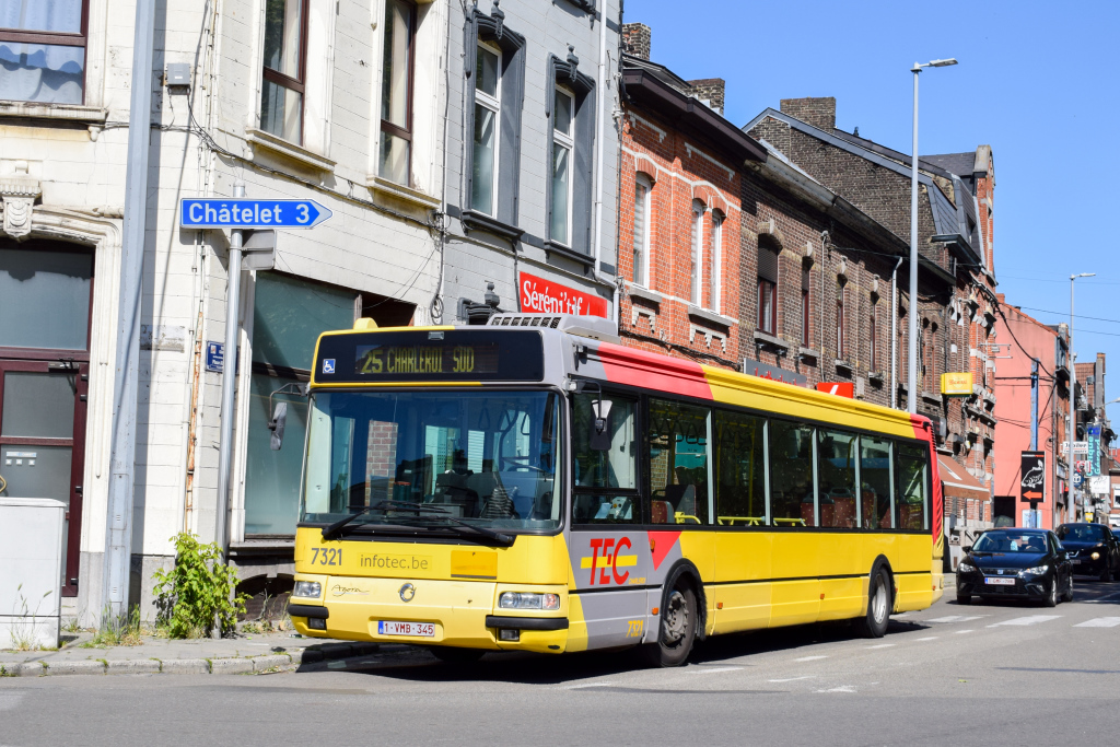 Charleroi, Irisbus Agora S № 7321