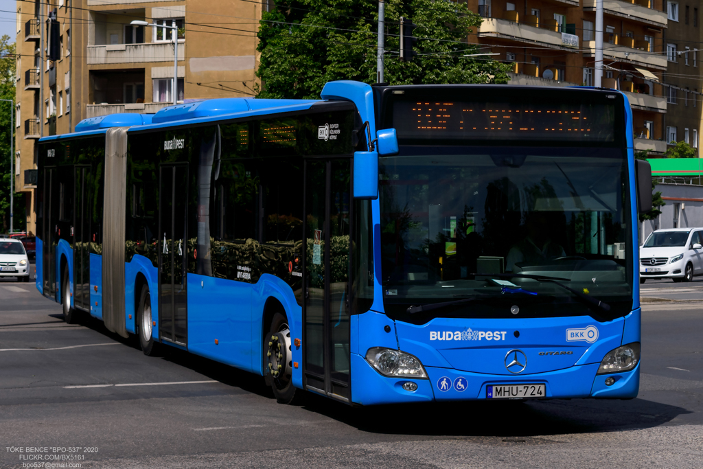 Budapest, Mercedes-Benz Citaro C2 G # MHU-724