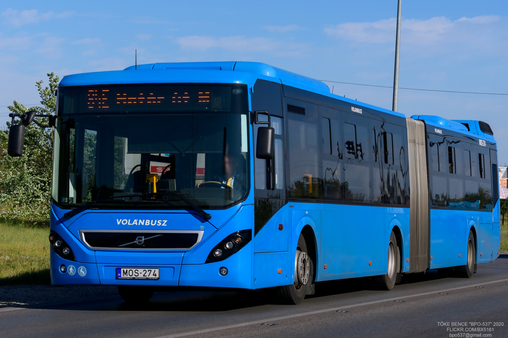 Budapešť, Volvo 7900A č. MOS-274