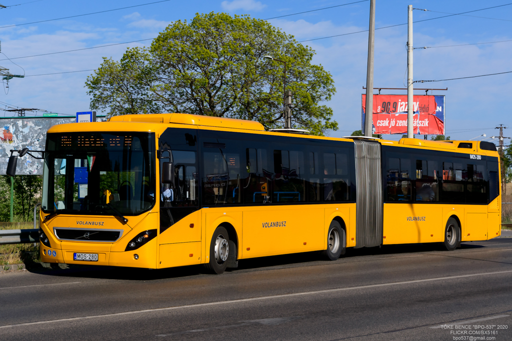 Будапешт, Volvo 7900A № MOS-280