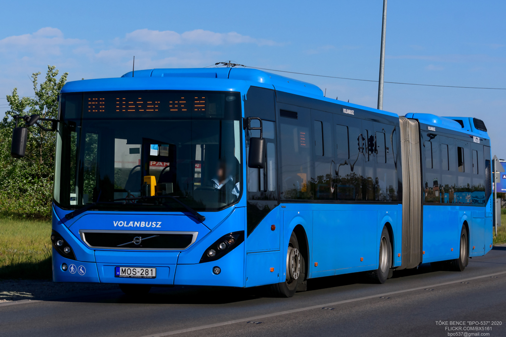 Budapešť, Volvo 7900A č. MOS-281