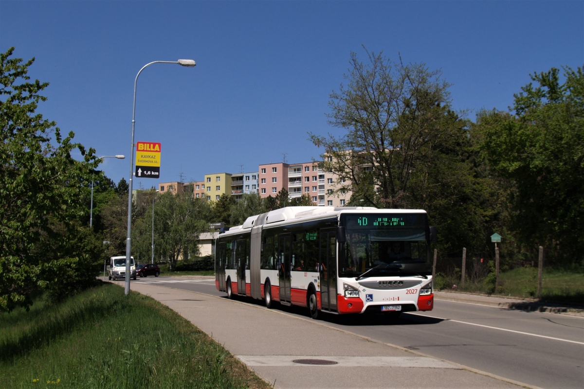Brno, IVECO Urbanway 18M CNG №: 2027