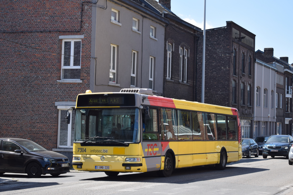 Charleroi, Irisbus Agora S № 7304