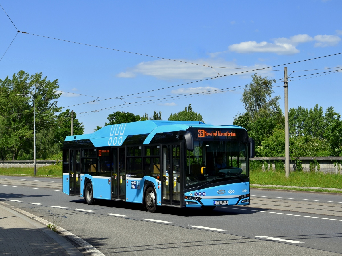 Ostrava, Solaris Urbino IV 12 CNG # 7244