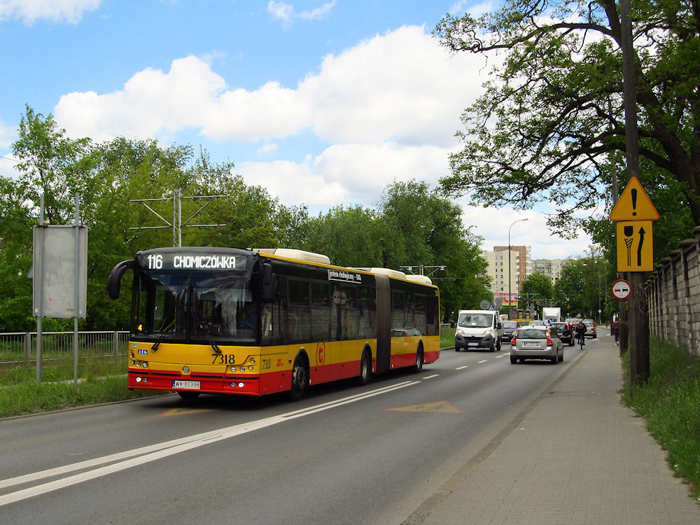 Warsaw, Solbus SM18 LNG № 7318