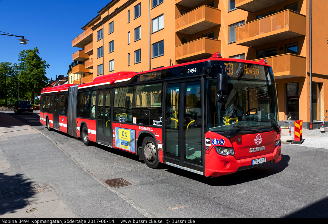 Stockholm, Scania Citywide LFA # 3494