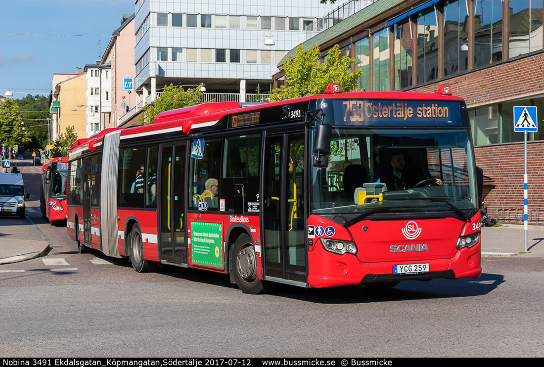 Stockholm, Scania Citywide LFA # 3491