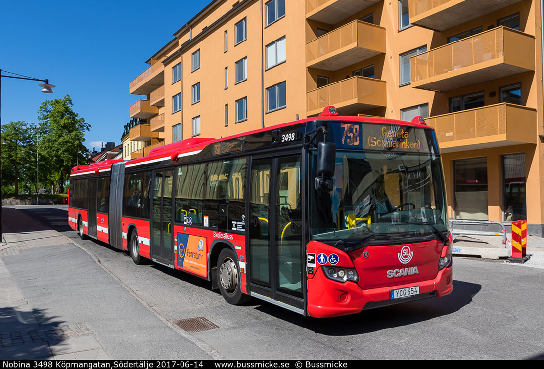 Stockholm, Scania Citywide LFA # 3498