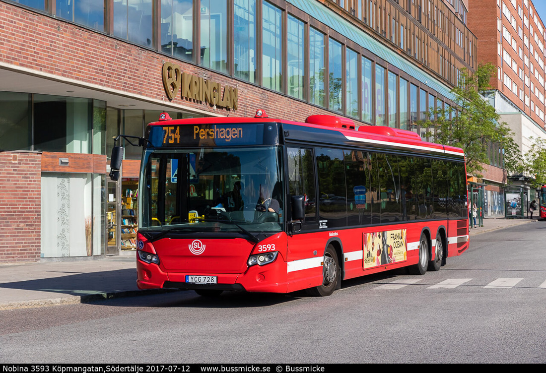 Stockholm, Scania Citywide LE 13.7M # 3593