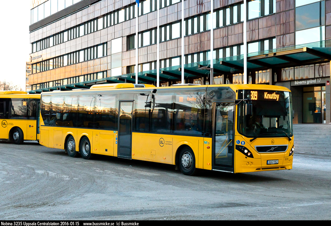 Uppsala, Volvo 8900LE 13,1m № 3235