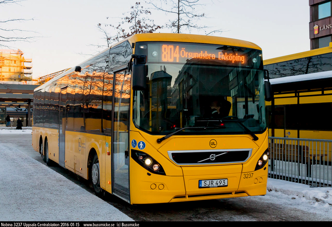 Uppsala, Volvo 8900LE 14.8m č. 3237