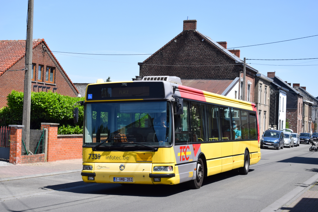 Charleroi, Irisbus Agora S # 7339