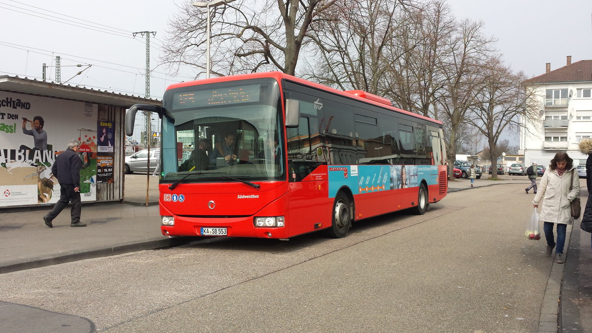 Karlsruhe, Irisbus Crossway LE 12M # KA-SB 553