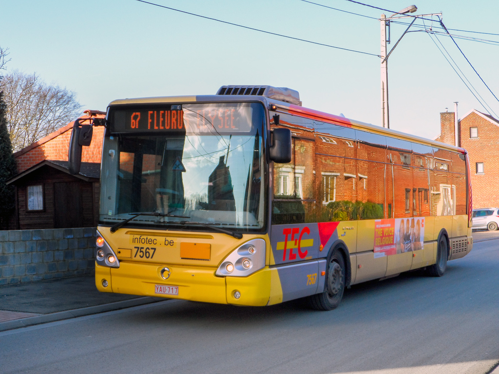 Charleroi, Irisbus Citelis 12M č. 7567