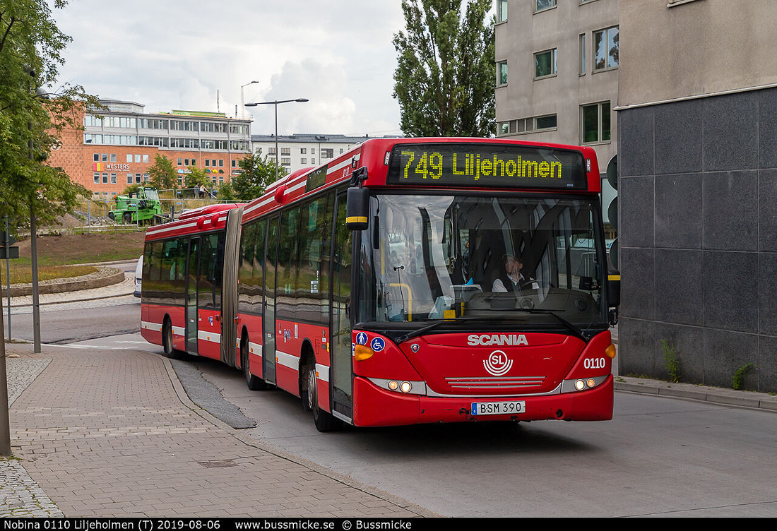 Stockholm, Scania OmniLink CK320UA 6x2/2LB No. 0110
