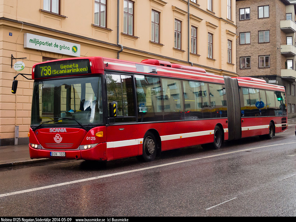 Stockholm, Scania OmniLink CK320UA 6x2/2LB № 0125