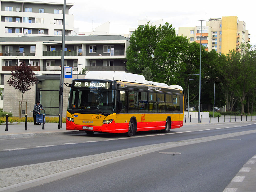 Warsaw, Scania Citywide LF CNG # 9679