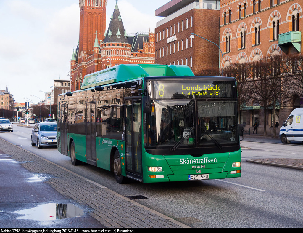 Helsingborg, MAN A21 Lion's City NL313 CNG # 2298