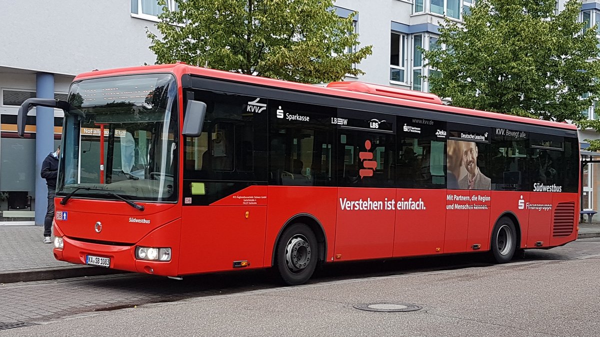 Karlsruhe, Irisbus Crossway LE 12M # KA-SB 1083