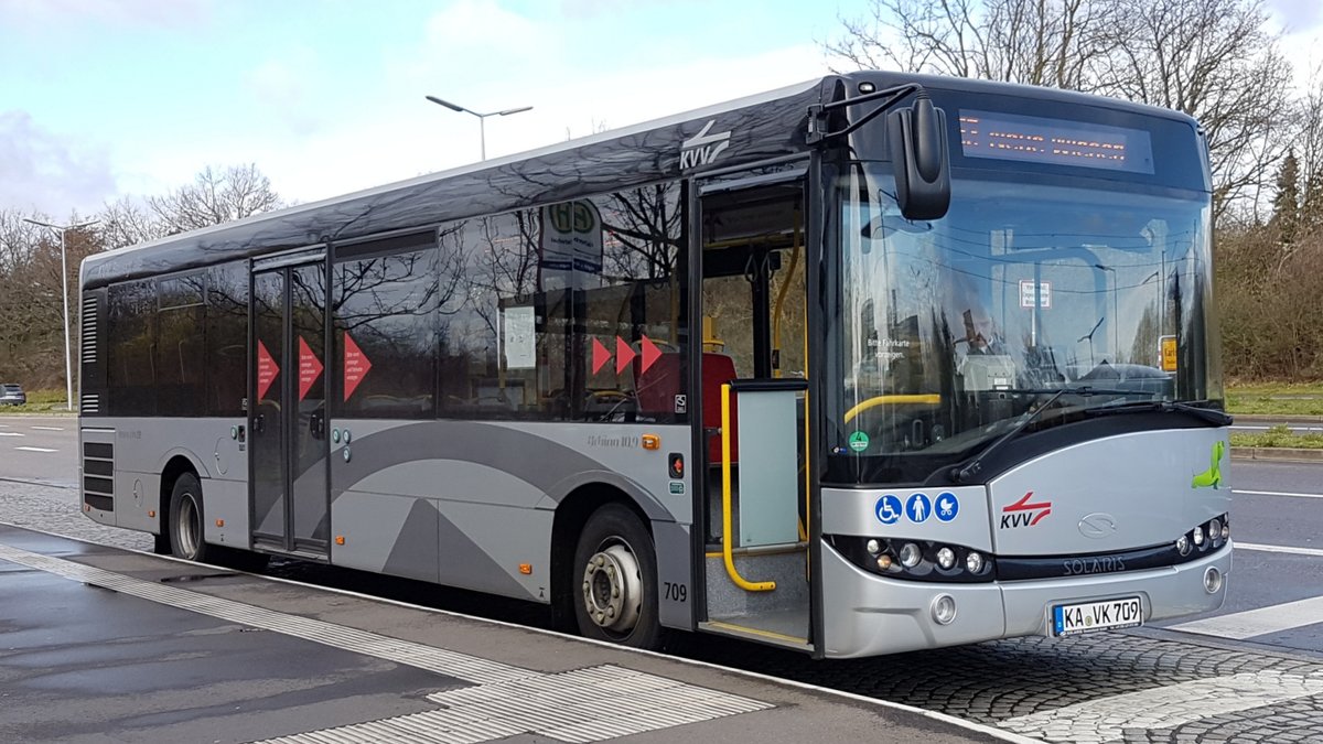 Karlsruhe, Solaris Urbino III 10,9 LE (Karlsruhe) # 709