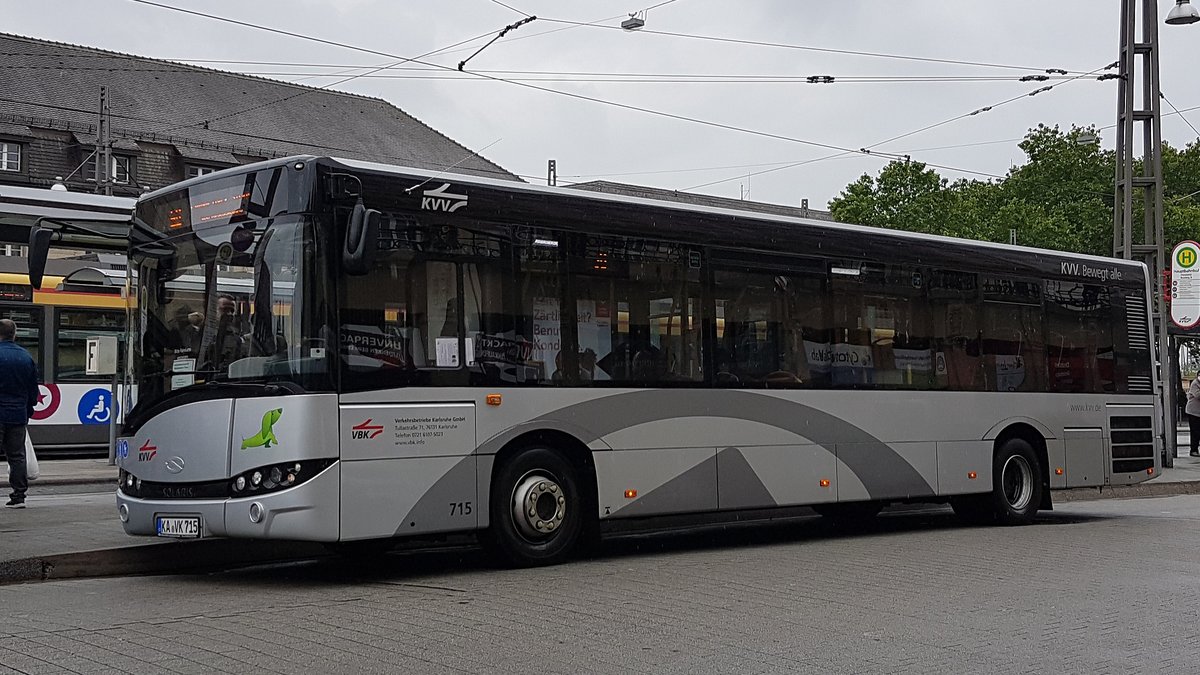 Karlsruhe, Solaris Urbino III 10,9 LE (Karlsruhe) # 715