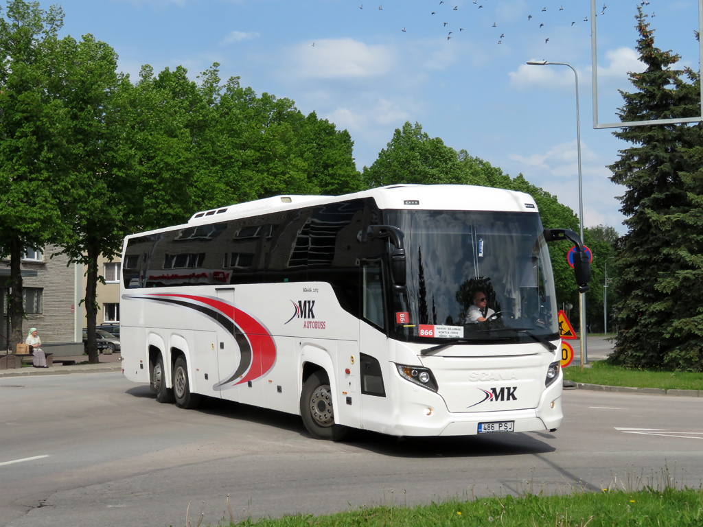 Таллин, Scania Touring HD (Higer A80T) № 486 PSJ