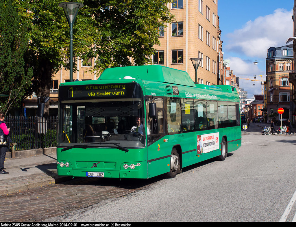 Malmö, Volvo 7700 CNG # 2385