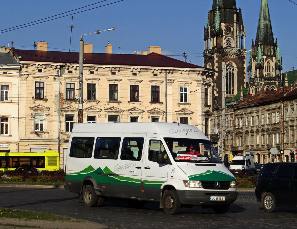 Lviv, Mercedes-Benz Sprinter 412D č. ВС 8863 ЕІ