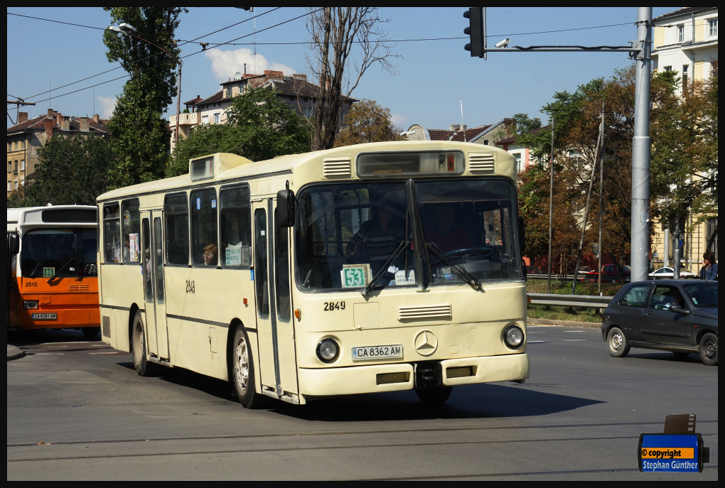 Sofia, Mercedes-Benz O305 nr. 2849