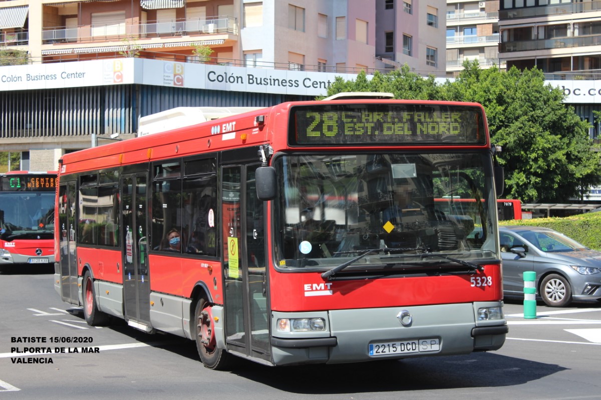 Валенсия, Hispano Citybus E (Irisbus Agora S) № 5328
