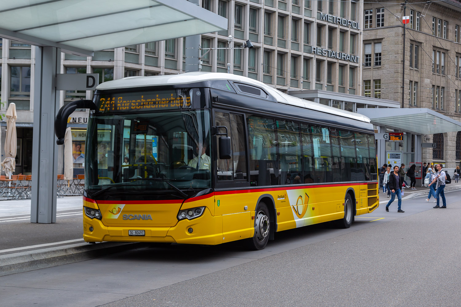 St. Gallen, Scania Citywide LE 12M Hybrid № 10670