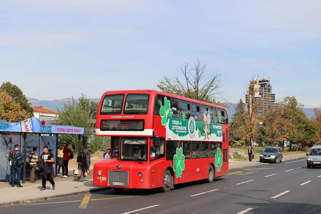 Skopje, Yutong ZK6116HGS City Master # 1201