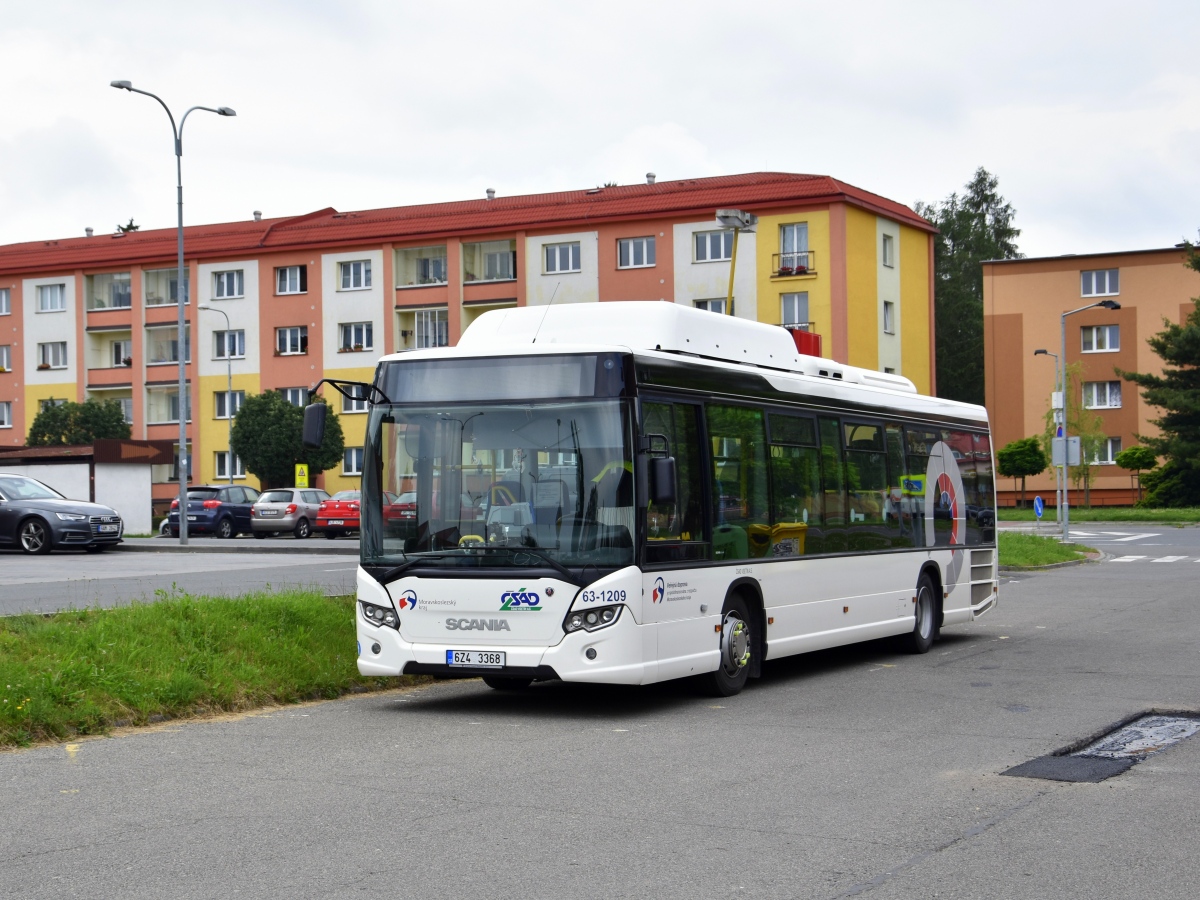 Nový Jičín, Scania Citywide LE CNG Nr. 63-1209