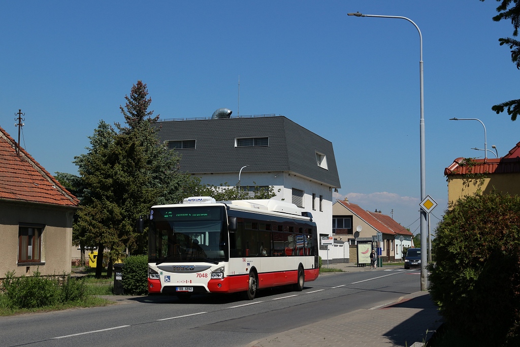 Brno, IVECO Urbanway 12M CNG No. 7048