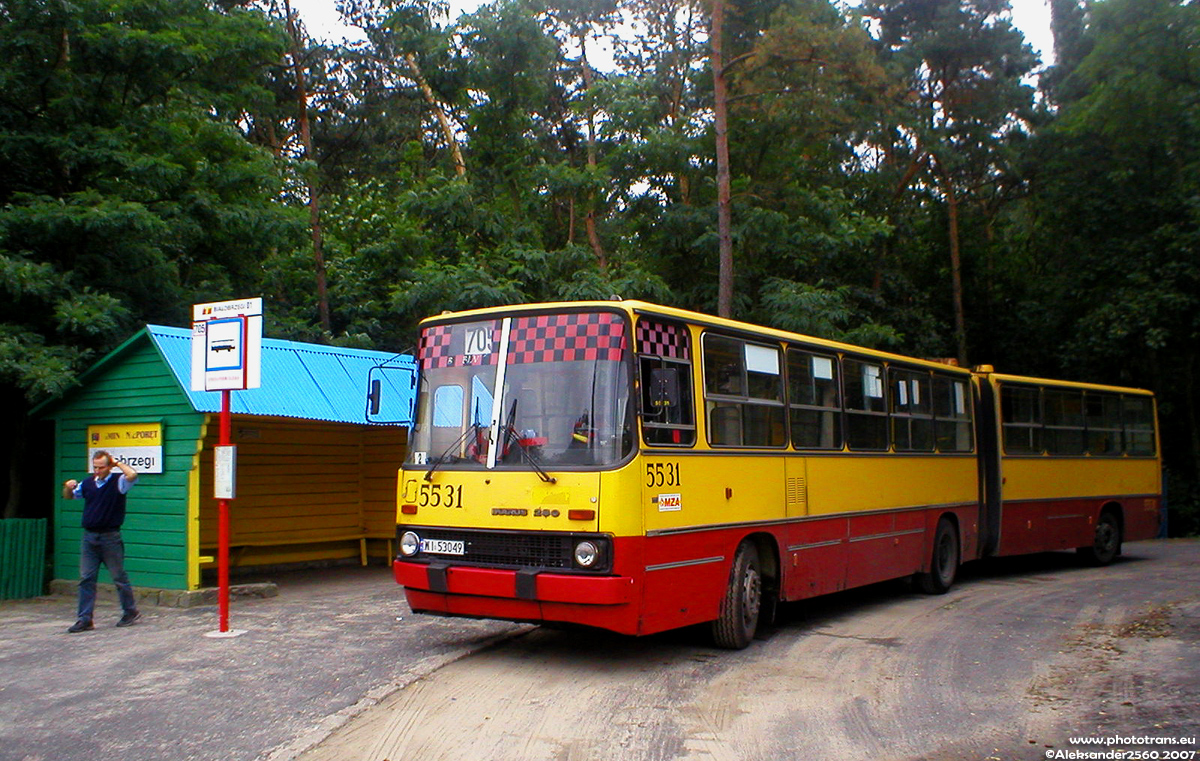 Warsaw, Ikarus 280.70E No. 5531